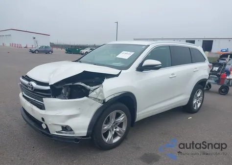 2016 Toyota Highlander Limited V6 from USA, damaged, VIN 5TDDKRFH4GS274886